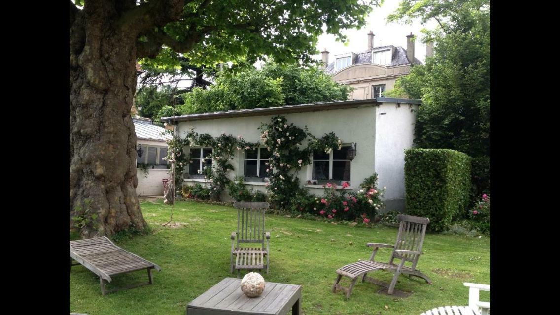 Villa Le Petit Val Rose Villennes-sur-Seine Exterior foto
